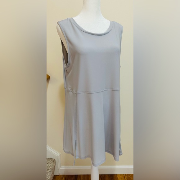NWT - By JJ light gray, sleeveless, tank top, reversible neckline. Size medium. - Picture 2 of 7